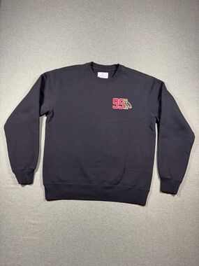 OVO x GRETZKY SCHOOL CREWNECK SWEATSHIRT - BLACK